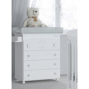 Комод пеленальный Micuna Valentina B-970 white матрасик stars grey комод пеленальный micuna b 947 chocolate матрасик beige bears