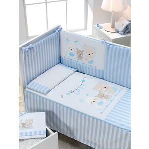 

Комплект в кроватку INTER BABY 3 пред love azul, голубой, 60х120 см 91326-r-01, 3 пред love azul, голубой, 60х120 см 91326-r-01