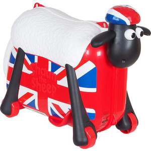 Каталка чемодан SAIPO овечка, британский флаг sc0022