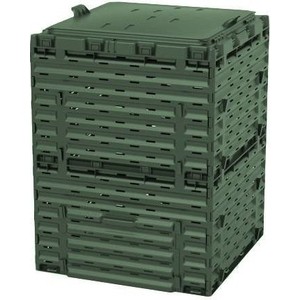 

Компостер садовый Piteco 300л с крышкой K2130 зеленый, 300л с крышкой K2130 зеленый