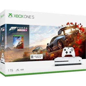 Игровая приставка Microsoft XBox One S 1Tb + игра Forza Horizon 4 (234-00562)