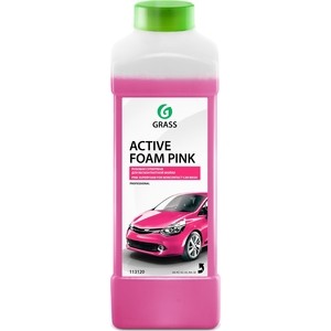фото Активная пена grass active foam pink, розовая пена, 1 л