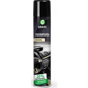 фото Полироль-очиститель пластика grass dashboard cleaner глянцевый блеск (ваниль), 750мл