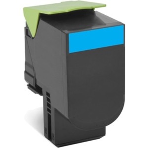 Картридж Lexmark 80C8HCE голубой 3000 стр. картридж для лазерного принтера easyprint ce411a 20151 голубой совместимый