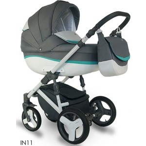 Коляска 2 в 1 BEXA Ideal New т.серый+бирюзовый GL000486180