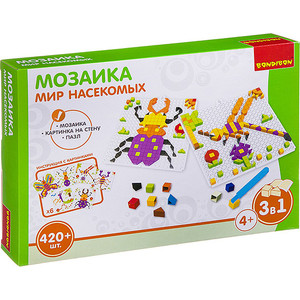 

Мозаика Bondibon ''МИР НАСЕКОМЫХ'', 420 деталей (ВВ3031), "МИР НАСЕКОМЫХ", 420 деталей (ВВ3031)