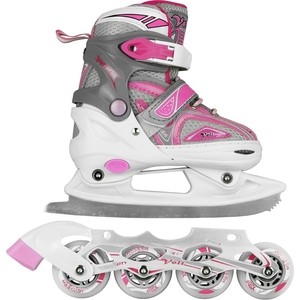 

Коньки-ролики 2 в 1 MaxCity Volt Ice розовый р.39-42, Volt Ice розовый р.39-42