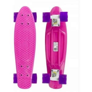 фото Скейтборд maxcity mc plastic board gloss small pink