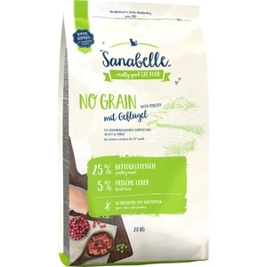 

Сухой корм Bosch Petfood Sanabelle No Grain with Poultry беззерновой с домашней птицей для кошек 2кг (8339002), Sanabelle No Grain with Poultry беззерновой с домашней птицей для кошек 2кг (8339002)