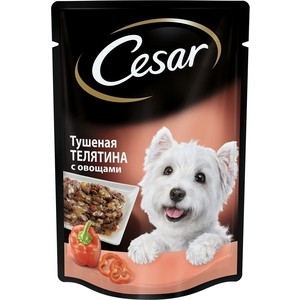 фото Паучи cesar тушеная телятина с овощами для собак 100г (10183503)