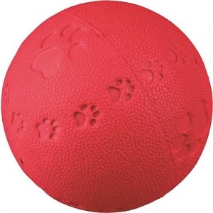 фото Игрушка trixie мяч игровой ф9см с пищалкой для собак (34863)