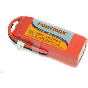 

Аккумулятор Fullymax LiPo 14.8V 2200мАч 55C - FB2200XT-4S-55C, LiPo 14.8V 2200мАч 55C - FB2200XT-4S-55C
