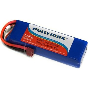 

Аккумулятор Fullymax LiPo 14.8V 4000 мАч 20C - FB4000XL-4S, LiPo 14.8V 4000 мАч 20C - FB4000XL-4S