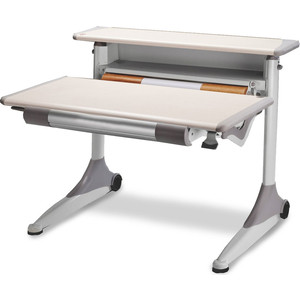

Парта Mealux Grand (BD-300) TG/B столешница белый дуб, накладки на ножках серые, Grand (BD-300) TG/B столешница белый дуб, накладки на ножках серые