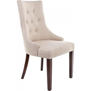 Woodville Elegance dark walnut/fabric cream кресло для геймеров бюрократ viking 6 knight br fabric коричневый