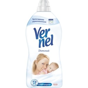 

Кондиционер для белья Vernel концентрат детский 1,82 л, концентрат детский 1,82 л