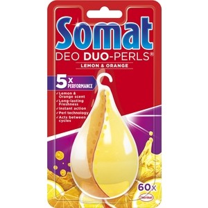 Освежитель для посудомоечной машины (ПММ) Somat лимон и апельсин 17 г