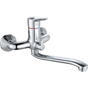 

Смеситель для ванны GROSS AQUA Alfa с длинным изливом (7211313C - 35S), Alfa с длинным изливом (7211313C - 35S)