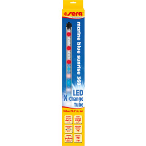 

Лампа SERA PRECISION LED Marine Blue Sunrise LED X-Change Tube светодиодная 360мм 8,6W 20V для аквариумов, PRECISION LED Marine Blue Sunrise LED X-Change Tube светодиодная 360мм 8,6W 20V для аквариумов