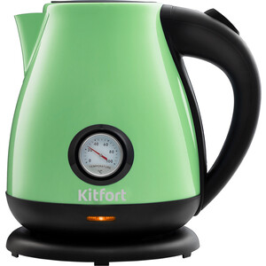 фото Чайник электрический kitfort kt-642-6, светло-зелёный