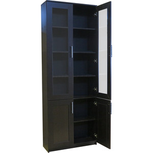 Книжный шкаф Шарм-Дизайн Симфония-2 80x30x220 венге
