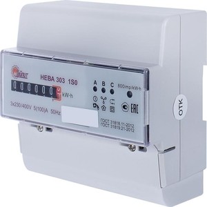 

Счетчик электрической энергии ТАЙПИТ НЕВА 303 1S0 3ф 5-60А 230/400В 1 класс точности 1 тарифный механический экран DIN - рейка (6056054), НЕВА 303 1S0 3ф 5-60А 230/400В 1 класс точности 1 тарифный механический экран DIN - рейка (6056054)