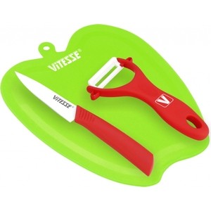 Набор ножей Vitesse из 3-х предметов VS-2719 зеленый