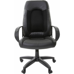 Кресло офисное Brabix Strike EX-525 экокожа черная, ткань черная TW 531381