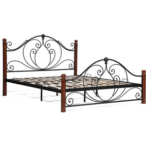 

Кровать TetChair Coltano металл/дерево гевея, черный/темный дуб 160x200, Coltano металл/дерево гевея, черный/темный дуб 160x200