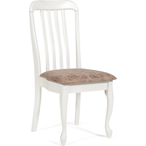 

Стул TetChair Palermo (PM-SC2) дерево гевея, ivory white (слоновая кость 2-5) ткань античный коричневый 004-3, Palermo (PM-SC2) дерево гевея, ivory white (слоновая кость 2-5) ткань античный коричневый 004-3