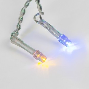 Гирлянда светодиодная Neon-Night Айсикл (бахрома), 1,8х0,5м, прозрачный провод, 230 В, диоды Мультиколор