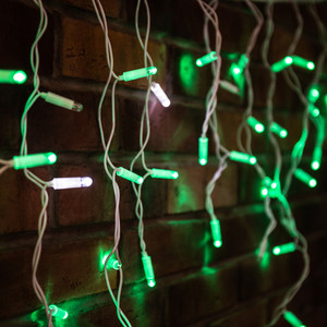 

Neon-Night Гирлянда ''Айсикл'' 4,8х0,6 м, с эффектом мерцания, белый ПВХ, 176LED, цвет: Зеленый, 220В, Гирлянда "Айсикл" 4,8х0,6 м, с эффектом мерцания, белый ПВХ, 176LED, цвет: Зеленый, 220В