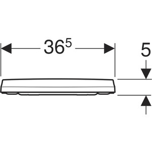 фото Сиденье для унитаза geberit icon slim с микролифтом (574950000)