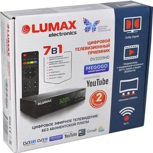 

Тюнер DVB-T2 Lumax DV3205HD, DV3205HD