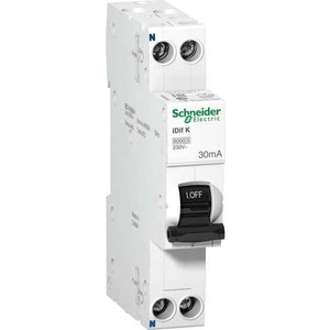 

Выключатель автоматический дифференциального тока Schneider Electric 2п C 16А 30мА тип A 6кА iDif K Acti9 SchE A9D49616, 2п C 16А 30мА тип A 6кА iDif K Acti9 SchE A9D49616
