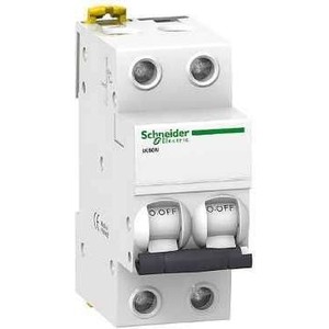 

Выключатель автоматический модульный Schneider Electric 2п C 6А 6кА iK60 Acti9 SchE A9K24206, 2п C 6А 6кА iK60 Acti9 SchE A9K24206