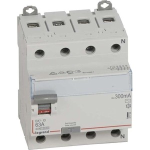 

Выключатель дифференциального тока (УЗО) Legrand 4п 63А 300мА тип AC DX3 Leg 411724, 4п 63А 300мА тип AC DX3 Leg 411724