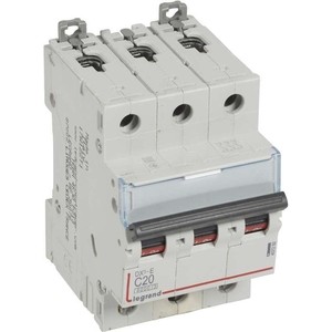 

Выключатель автоматический модульный Legrand 3п C 20А 6кА DX3-E (407292), 3п C 20А 6кА DX3-E (407292)
