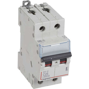 

Выключатель автоматический модульный Legrand 2п C 25А 6кА DX3-E Leg 407279, 2п C 25А 6кА DX3-E Leg 407279