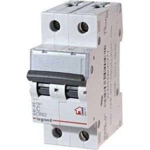 

Выключатель автоматический модульный Legrand 2п C 6А 6кА TX3 (404039), 2п C 6А 6кА TX3 (404039)