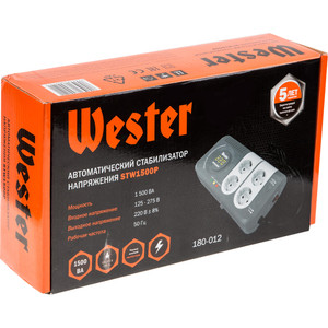 

Стабилизатор напряжения Wester STW1500P, STW1500P