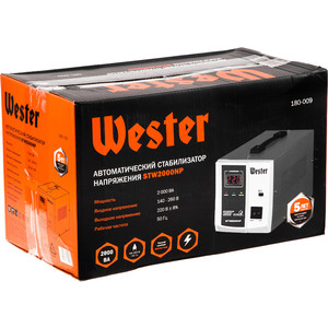 

Стабилизатор напряжения Wester STW2000NP, STW2000NP