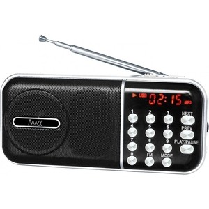 

Радиоприемник MAX MR-321 black, MR-321 black