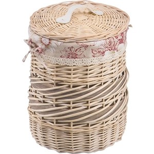 

Корзина бельевая Natural House круглая ''Цветы Ободок'', Д290 Ш290 В370, молочный, круглая "Цветы Ободок", Д290 Ш290 В370, молочный