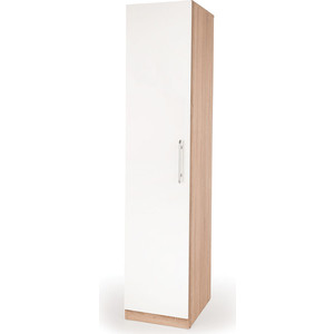 Шкаф пенал Шарм-Дизайн Шарм 40х45 дуб сонома+белый пенал для кистей широкий дизайн