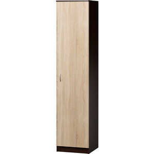 Шкаф для одежды Шарм-Дизайн Евро лайт 40х60 венге+дуб сонома шкаф для одежды лючия 33 03 2 двери 1078 × 580 × 2300 мм кейптаун венге