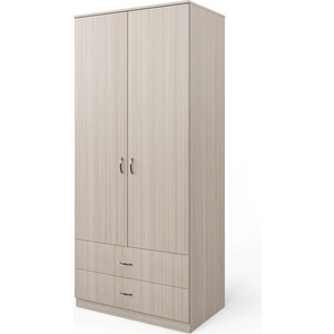 Шкаф двухдверный Шарм-Дизайн Мелодия 70х60 ясень шимо светлый шкаф для одежды 2 х дверный ницца бодега светлый ясень шимо тёмный