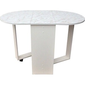 Стол-книжка Катрин мрамор пластик стол сервировочный мебелик бридж белый п0002987