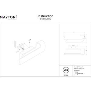 фото Бра maytoni c178wl-l6w