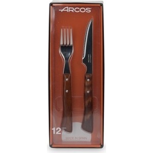 фото Набор столовых ножей для стейка 12 предметов arcos steak knives (3777)